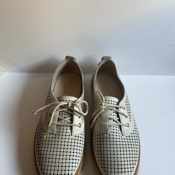 Cole Haan Grand Series Maine Espadrille Cloud 3eye Perforated Sneakers Loafer - Picture 7 of 12